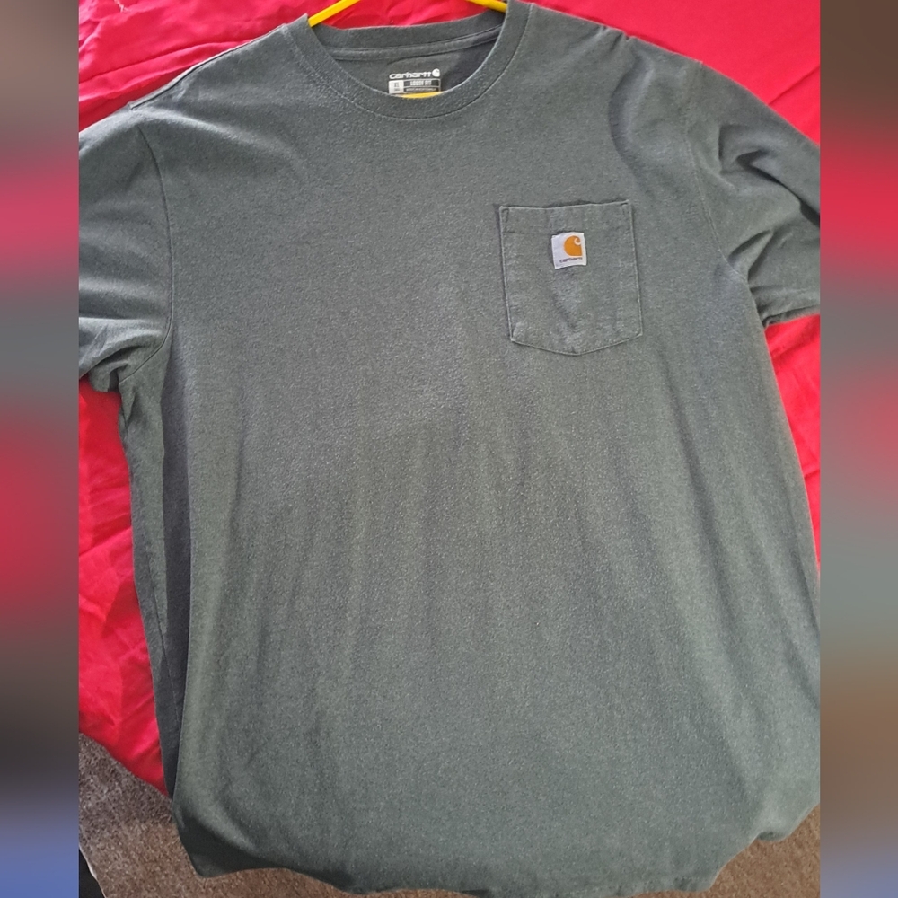 Carhartt Gray Short Sleeve Pocket Tee